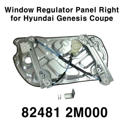 OEM Power Window Regulator Panel Front LH+RH Set for Hyundai Genesis Coupe 10-16