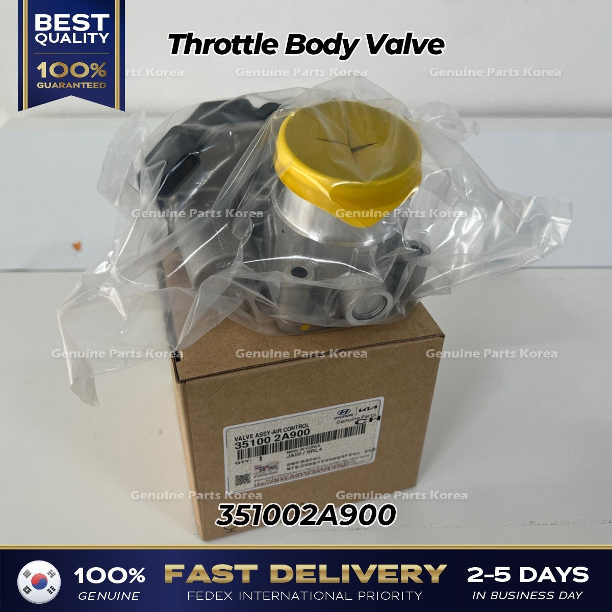 Genuine Throttle Body Valve 351002A900 for Hyundai Tucson Santa Fe i30 04-19