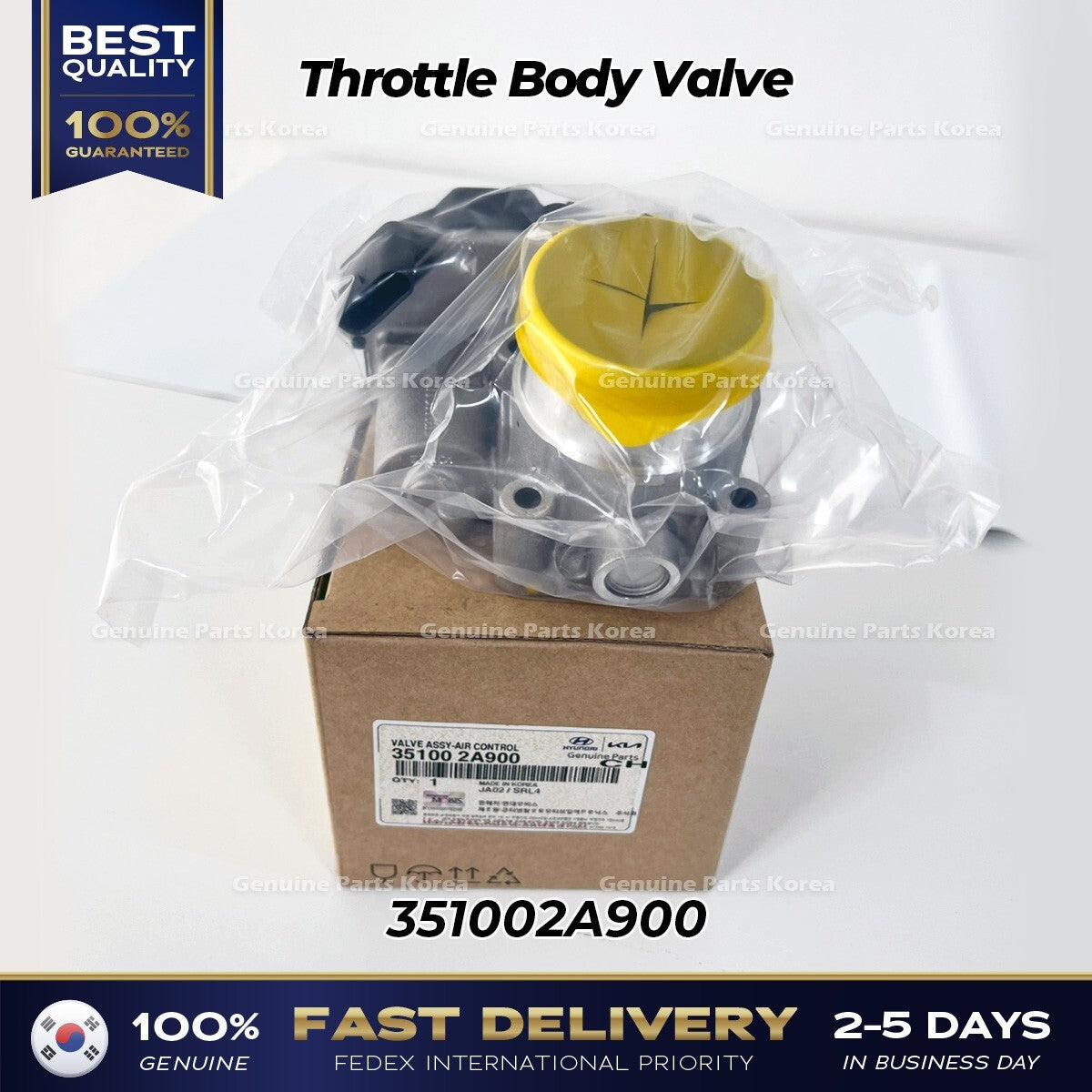 Genuine Throttle Body Valve 351002A900 for Hyundai Tucson Santa Fe i30 04-19