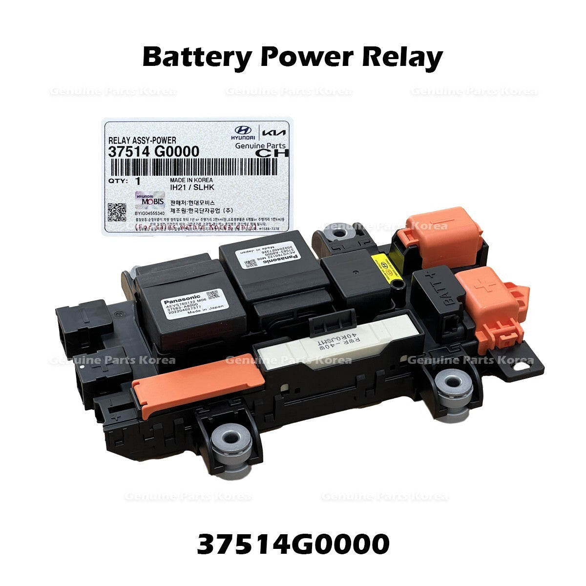 Genuine Battery Power Relay Assy 37514G0000 for Hyundai Sonata Kia Optima