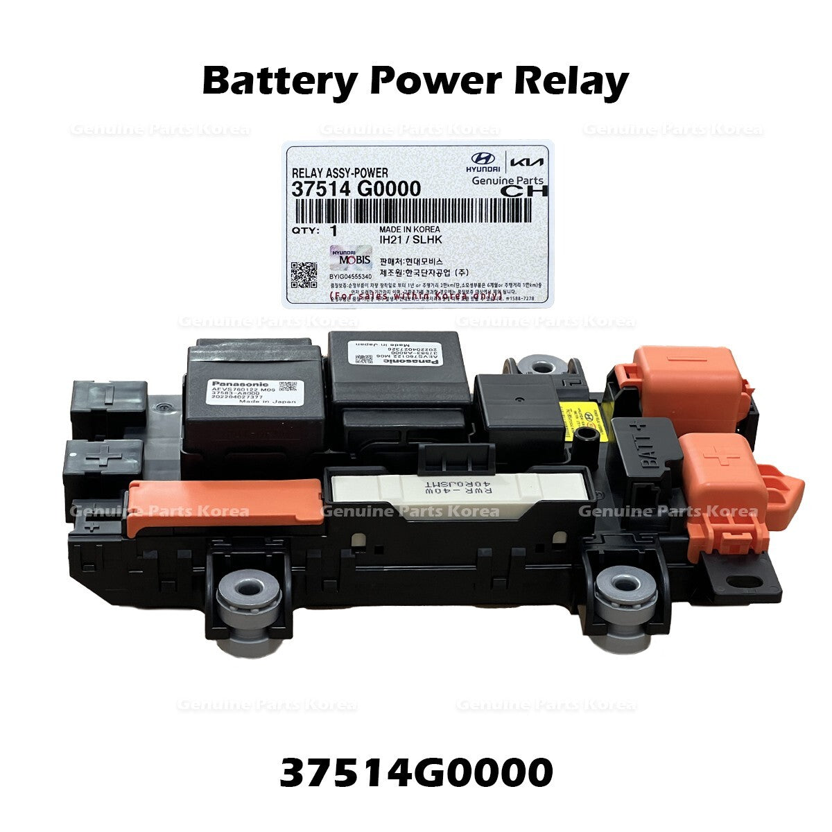 Genuine Battery Power Relay Assy 37514G0000 for Hyundai Sonata Kia Optima