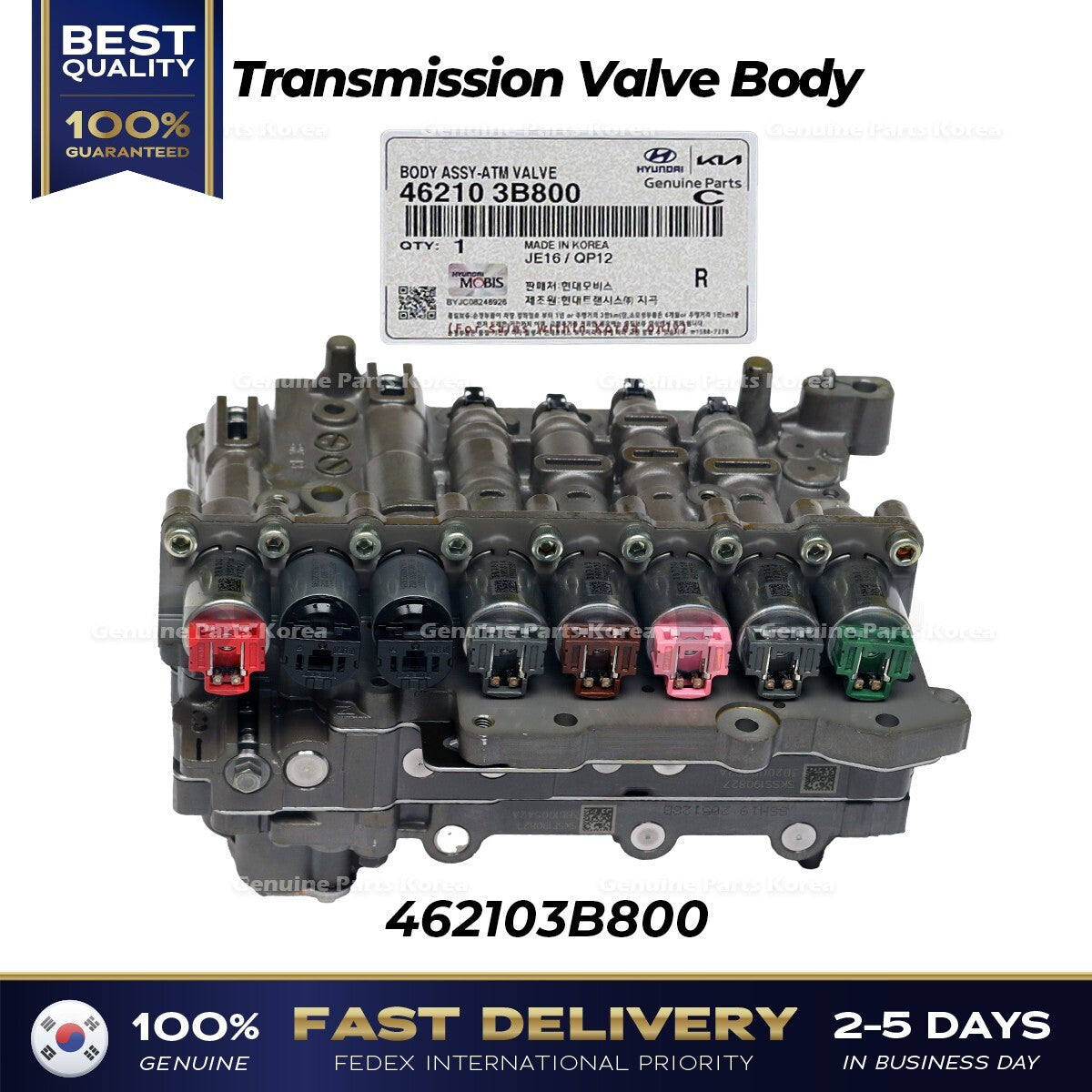 Genuine Transmission Valve Body Assy 462103B800 for Hyundai 15-21 Kia 15-20