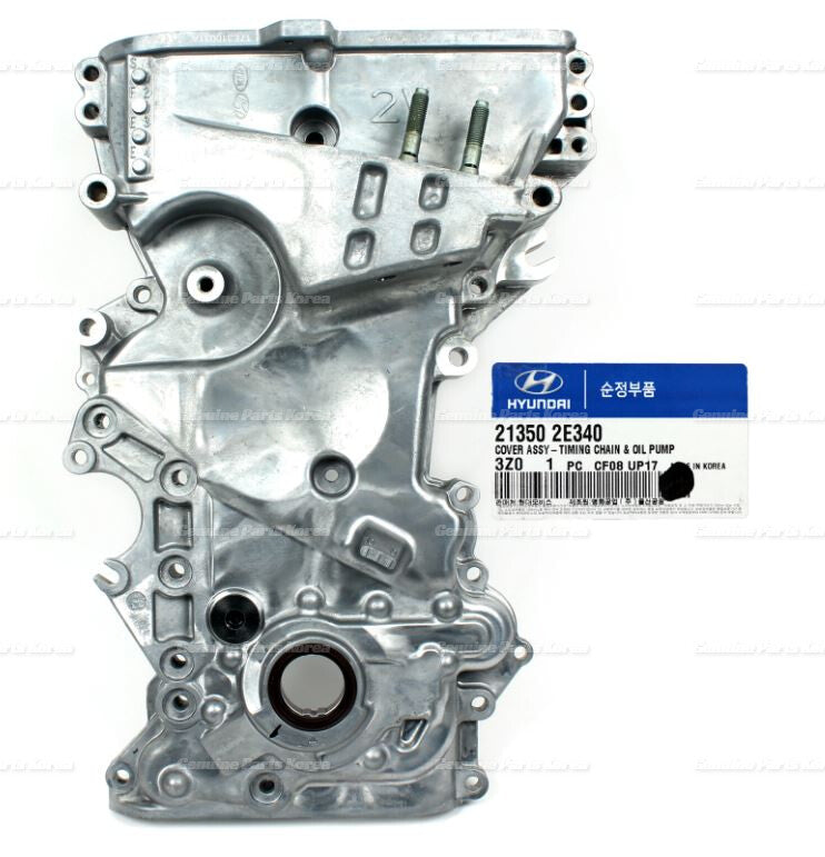 Genuine Timing Cover Engine Oil Pump 213502E340 for Hyundai Elantra 2014-2016