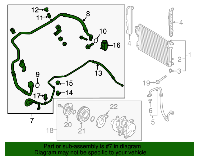 Genuine TUBE ASSY SUCTION & LIQUID 977752S500 for Hyundai Tucson 2010 - 2011