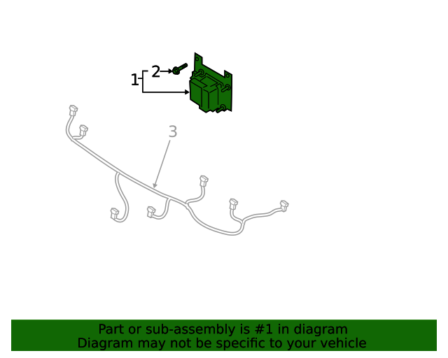 Genuine UNIT ASSY FRONT RADAR 99110M6000 for Kia Forte 2019 - 2021