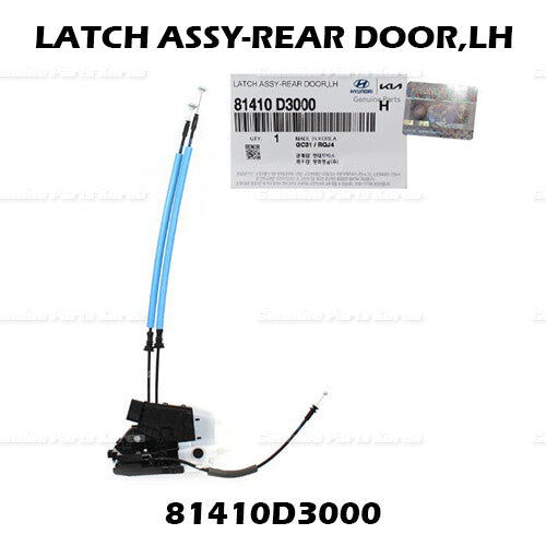 Genuine Rear Door Lock Latch Release LH 81410D3000 for Hyundai Tucson 16-21