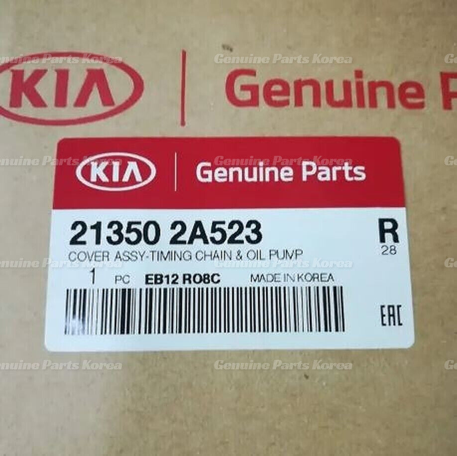 Genuine Timing Chain Cover & Oil Pump 213502A523 for TUCSON 15-18 SOUL 13-16