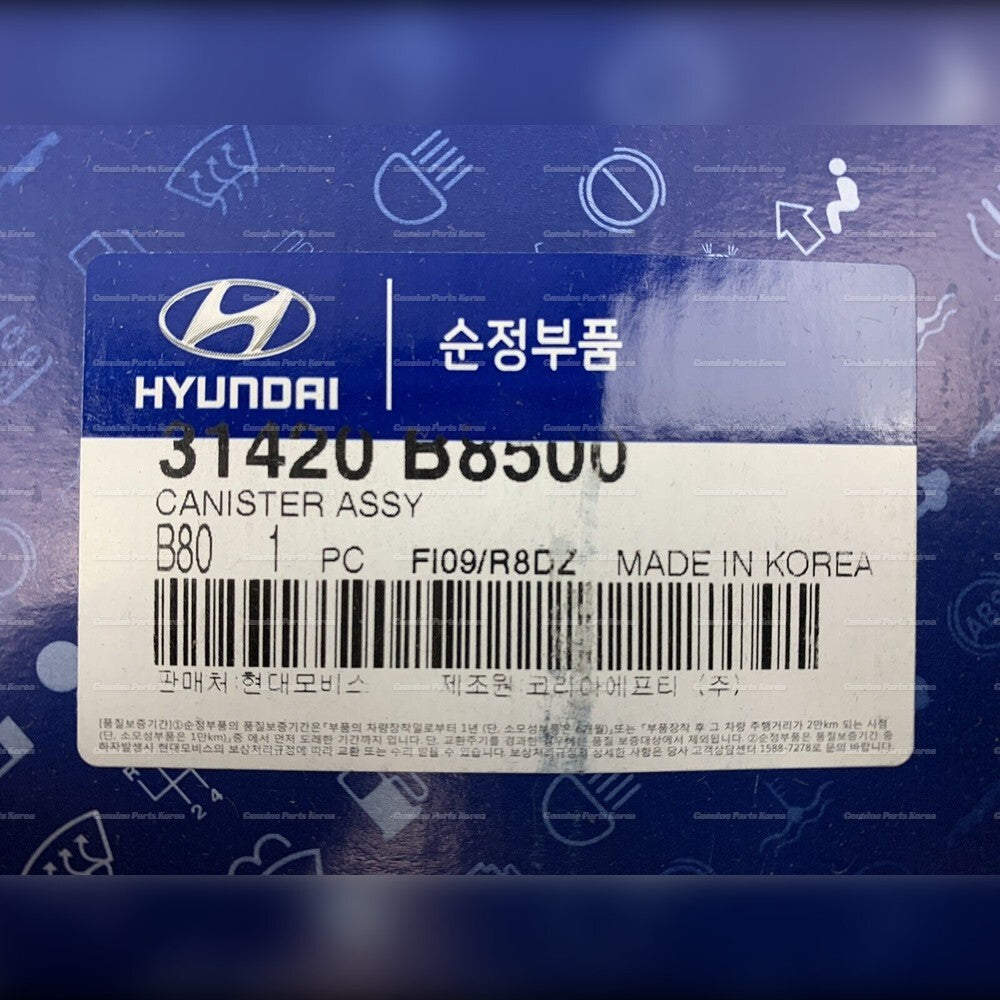 GENUINE Vapor Canister Fuel Gas Emission 31420B8500 for Hyundai Kia