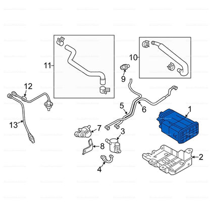 GENUINE Vapor Canister Fuel Gas Emission 31420B8500 for Hyundai Kia