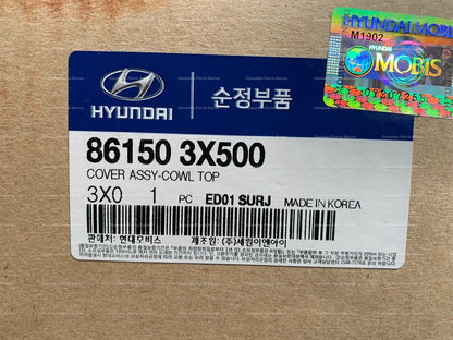 OEM Cowl Top Panel Vent Windshield Wiper Motor Cover 861503X500 for Hyundai