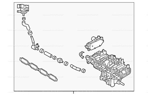 OEM Intake Manifold 283102GTA1 for Hyundai Santa Fe Sonata Kia Optima Sportage