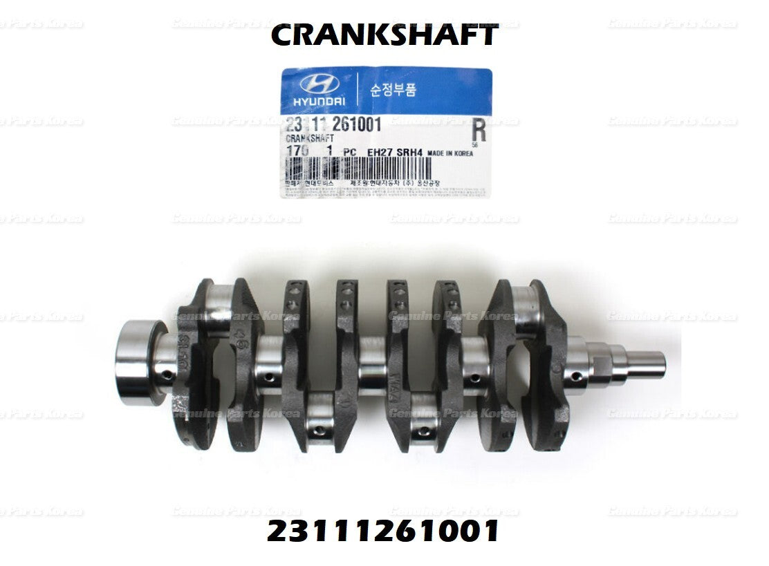 OEM Engine Crankshaft 23111261001 for Hyundai Accent Kia Rio 1.6L 2001-2011