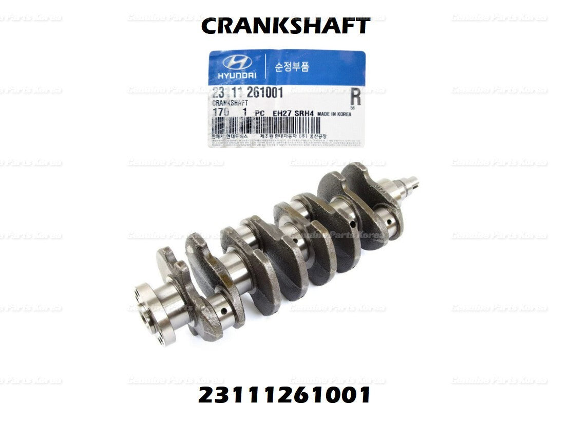 OEM Engine Crankshaft 23111261001 for Hyundai Accent Kia Rio 1.6L 2001-2011
