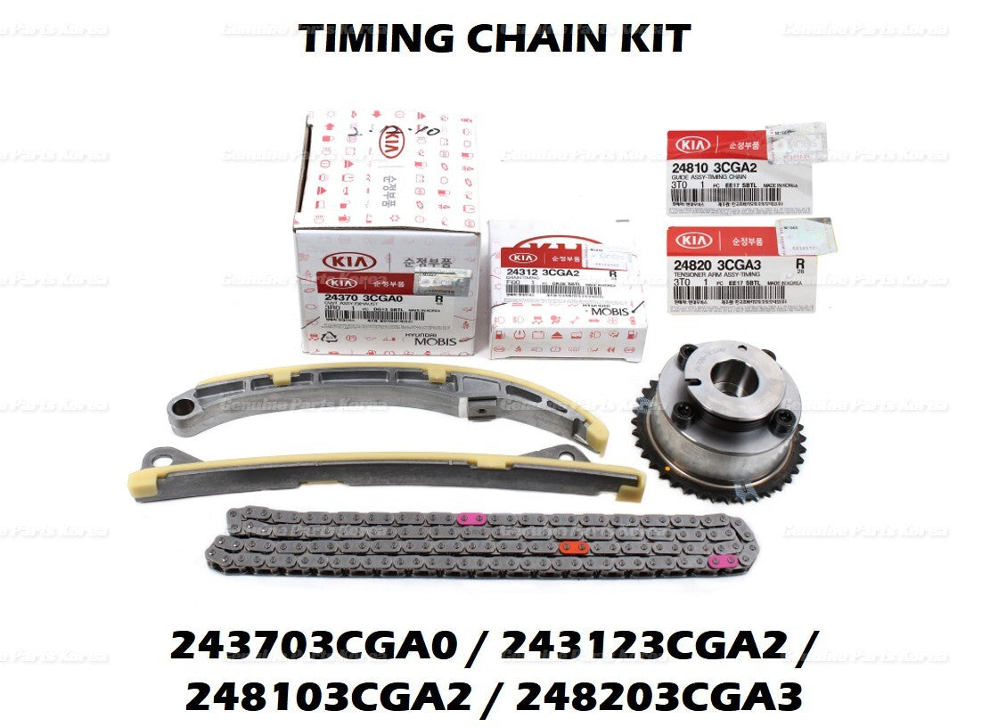 Genuine Timing Chain Kit 4P 1SET for Hyundai Kia 2012-2017