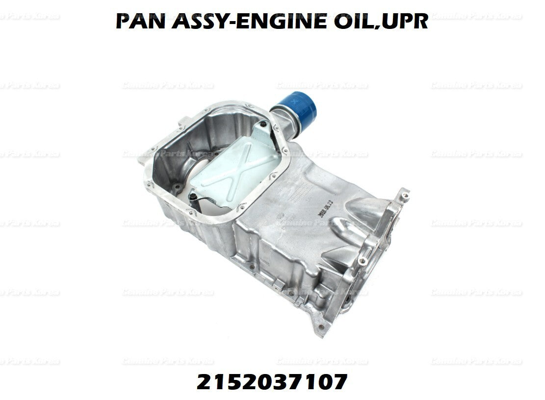 OEM Engine Oil Pan Upper 2152037107 for Hyundai Tiburon Tucson Kia Sportage