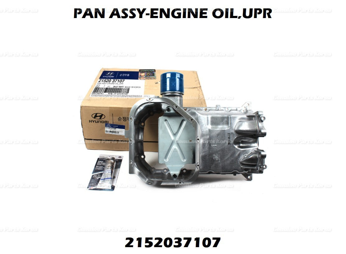 OEM Engine Oil Pan Upper 2152037107 for Hyundai Tiburon Tucson Kia Sportage