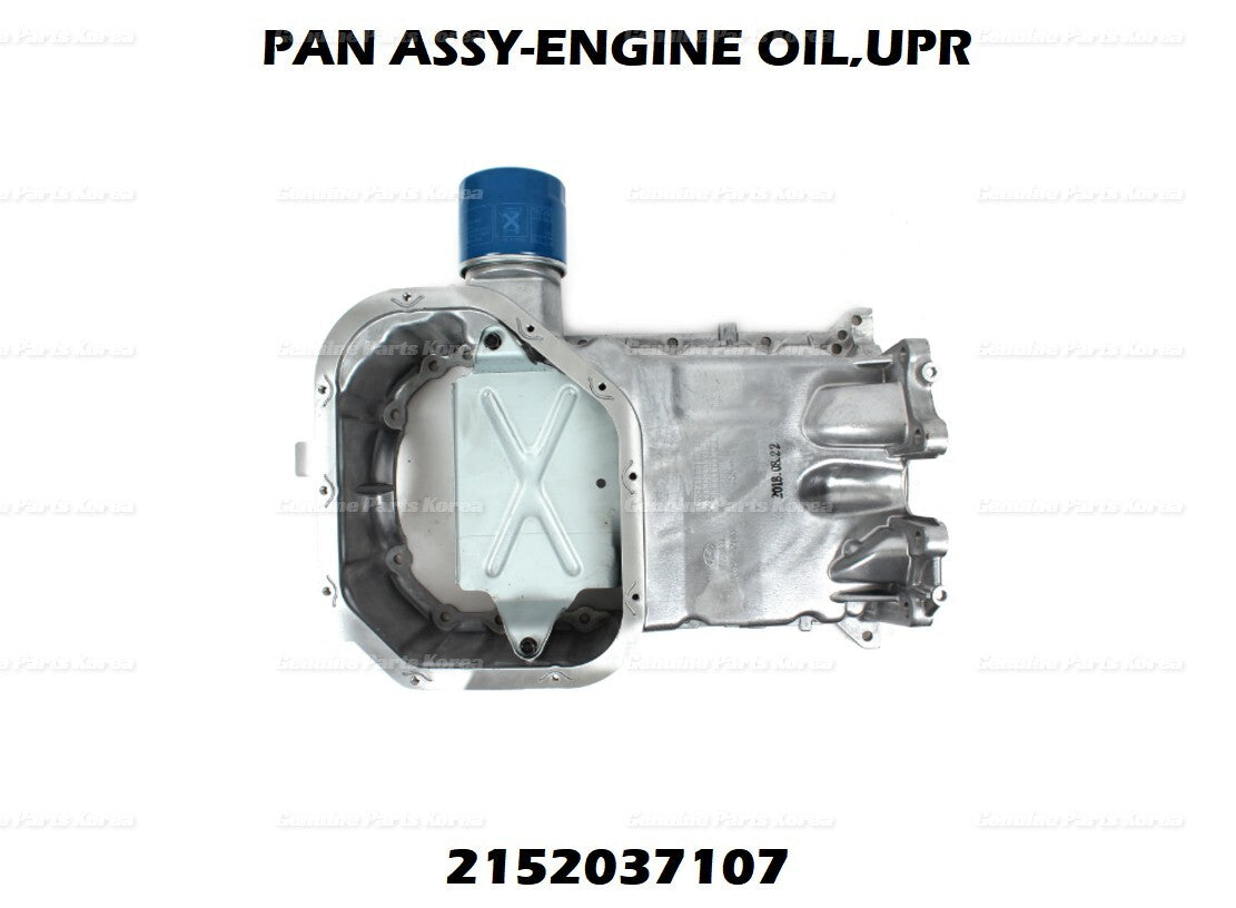OEM Engine Oil Pan Upper 2152037107 for Hyundai Tiburon Tucson Kia Sportage
