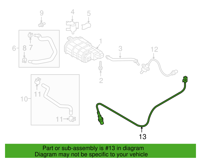 OEM Oxygen Sensor Rear Downstream for Sonata Tucson SantaFe Sorento Optima