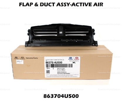 OEM Grille Active Air Shutter Lower Flap Duct Deflector 863704U500 for Kia