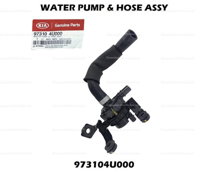 Genuine Water Pump & Hose Assembly 973104U000 for Kia Optima 2011-2016 Hybrid