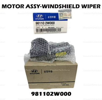 Genuine Windshield Wiper Motor Assy 981102W000 for Hyundai Santa Fe 2013-2019