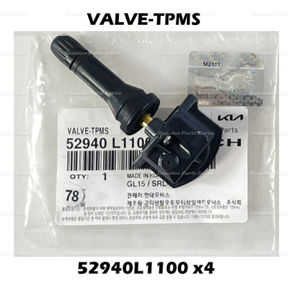 Genuine Tire Pressure Sensor TPMS 52940L1100 4P 1Set  for Hyundai & Kia 20-22