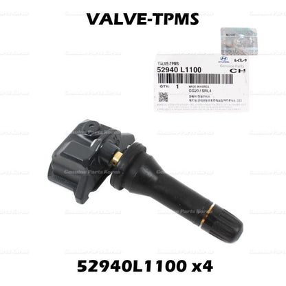 Genuine Tire Pressure Sensor TPMS 52940L1100 4P 1Set  for Hyundai & Kia 20-22