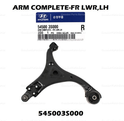 OEM Control Arm FRONT LEFT W/O Sport Suspension 545003S000 for Hyundai Sonata