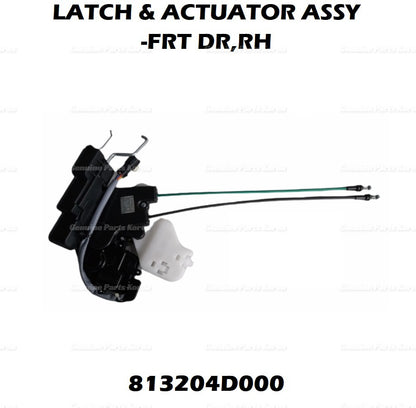 OEM Door Lock Actuator FRONT RH PASSENGER 813204D000 for Kia Sedona 2007-2014