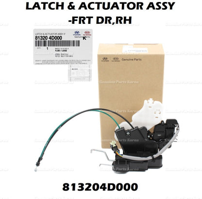 OEM Door Lock Actuator FRONT RH PASSENGER 813204D000 for Kia Sedona 2007-2014