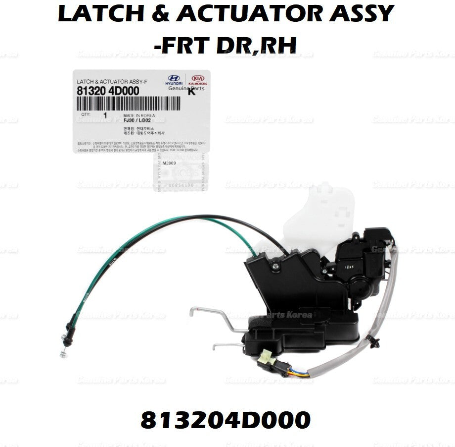 OEM Door Lock Actuator FRONT RH PASSENGER 813204D000 for Kia Sedona 2007-2014