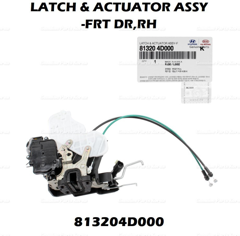 OEM Door Lock Actuator FRONT RH PASSENGER 813204D000 for Kia Sedona 2007-2014