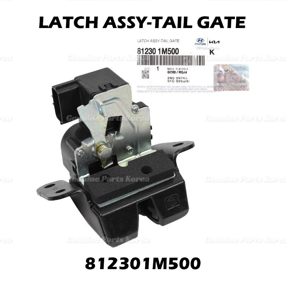 Genuine Trunk Tailgate Lock Latch Actuator 812301M500 for Kia Forte 2011-2013