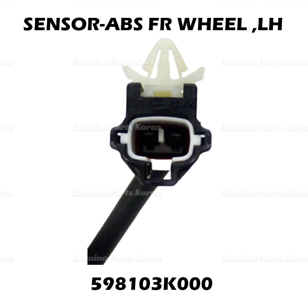 Genuine ABS Speed Sensor Front Left 598103K000 for Hyundai Azera Sonata 05-11