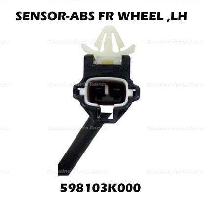 Genuine ABS Speed Sensor Front Left 598103K000 for Hyundai Azera Sonata 05-11