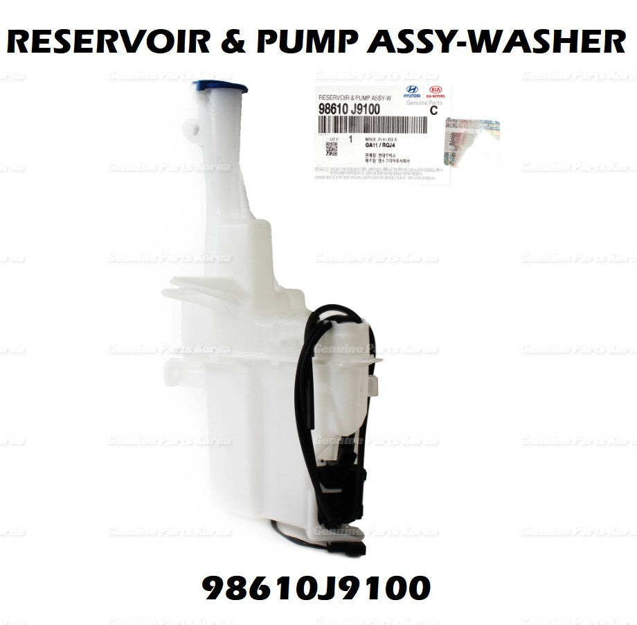 Genuine Wiper Washer Reservoir Tank 98610J9100 for Hyundai Kona 18-22