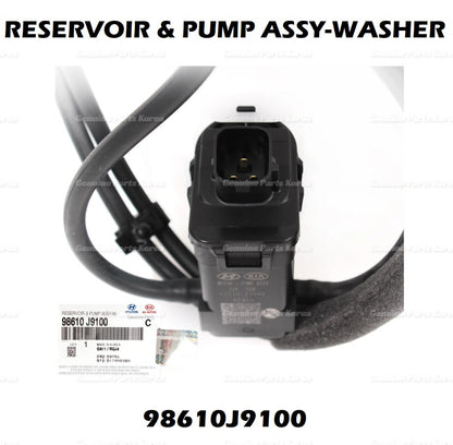 Genuine Wiper Washer Reservoir Tank 98610J9100 for Hyundai Kona 18-22