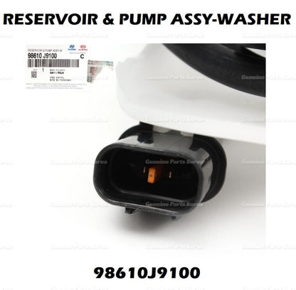Genuine Wiper Washer Reservoir Tank 98610J9100 for Hyundai Kona 18-22