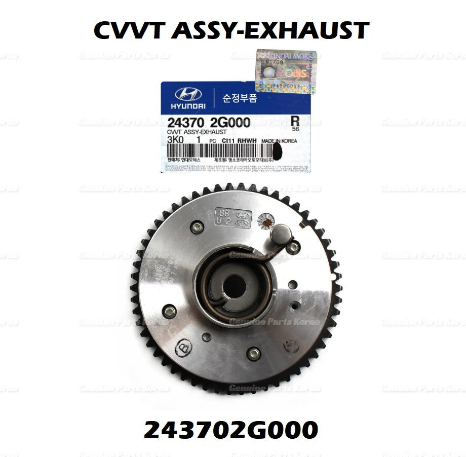 OEM Intake & Exhaust CVVT Gear 2435025000 & 243702G000 2P 1set for Hyundai Kia