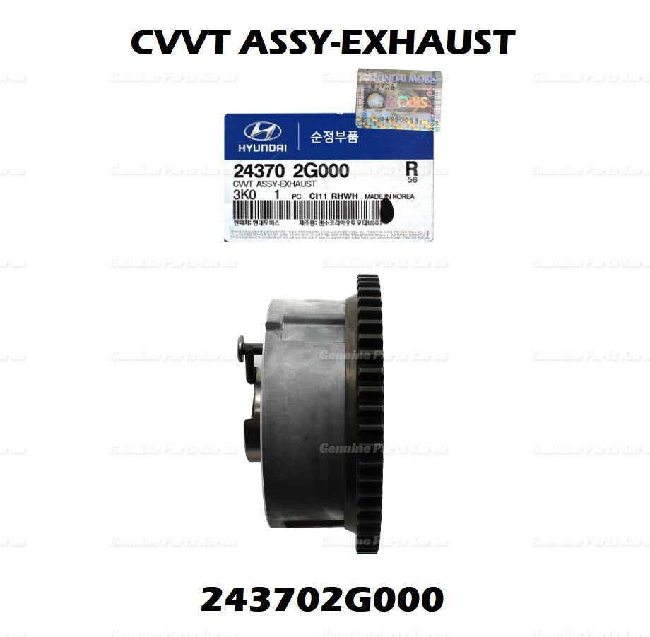 OEM Intake & Exhaust CVVT Gear 2435025000 & 243702G000 2P 1set for Hyundai Kia