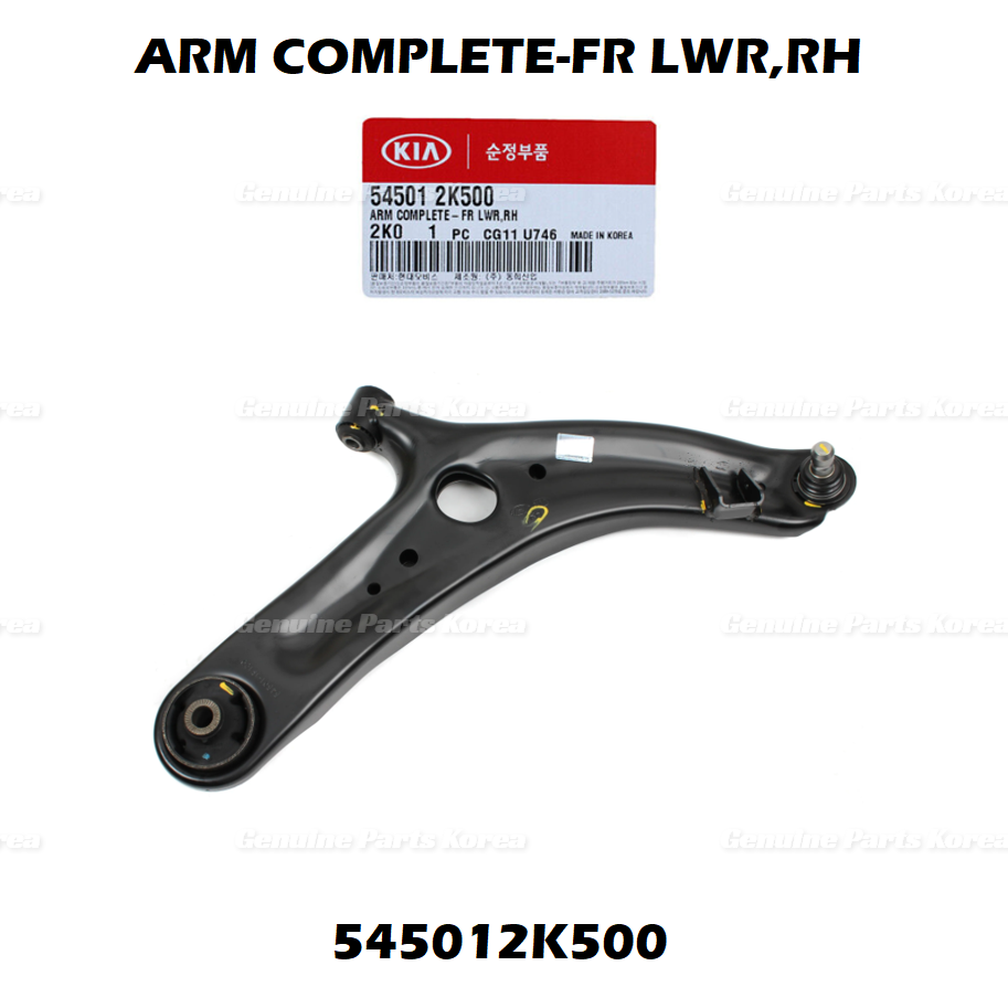 Genuine FRONT RH Control Arm Lower 545012K500 for Kia Soul 2010-2013