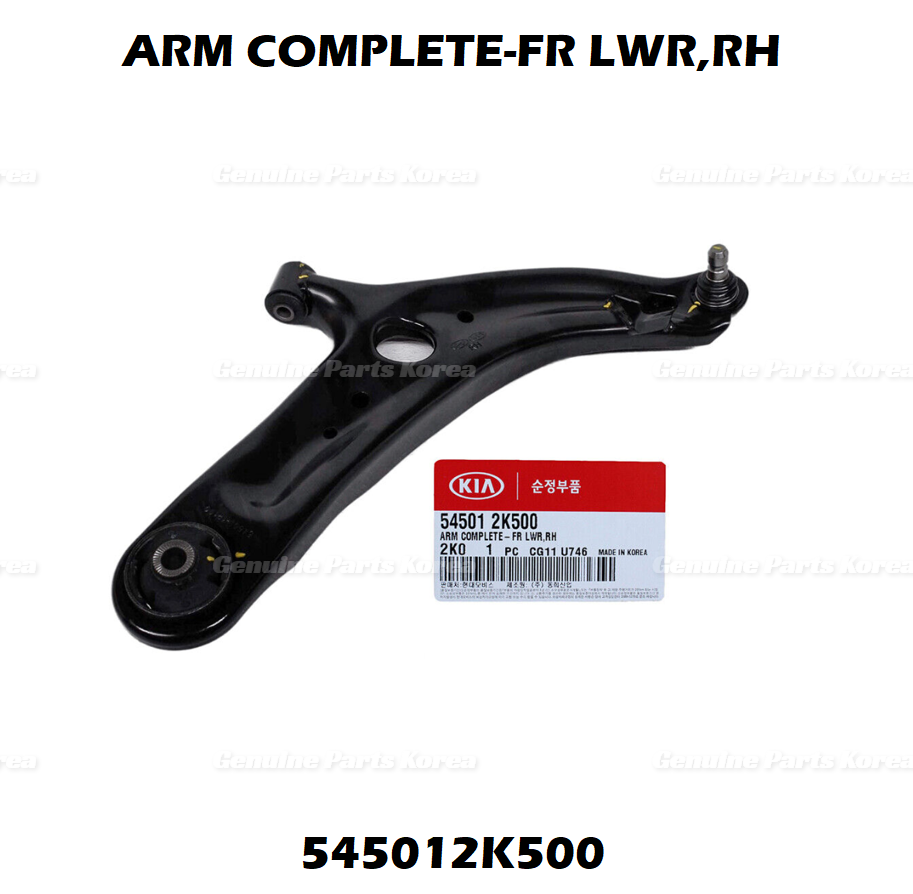 Genuine FRONT RH Control Arm Lower 545012K500 for Kia Soul 2010-2013