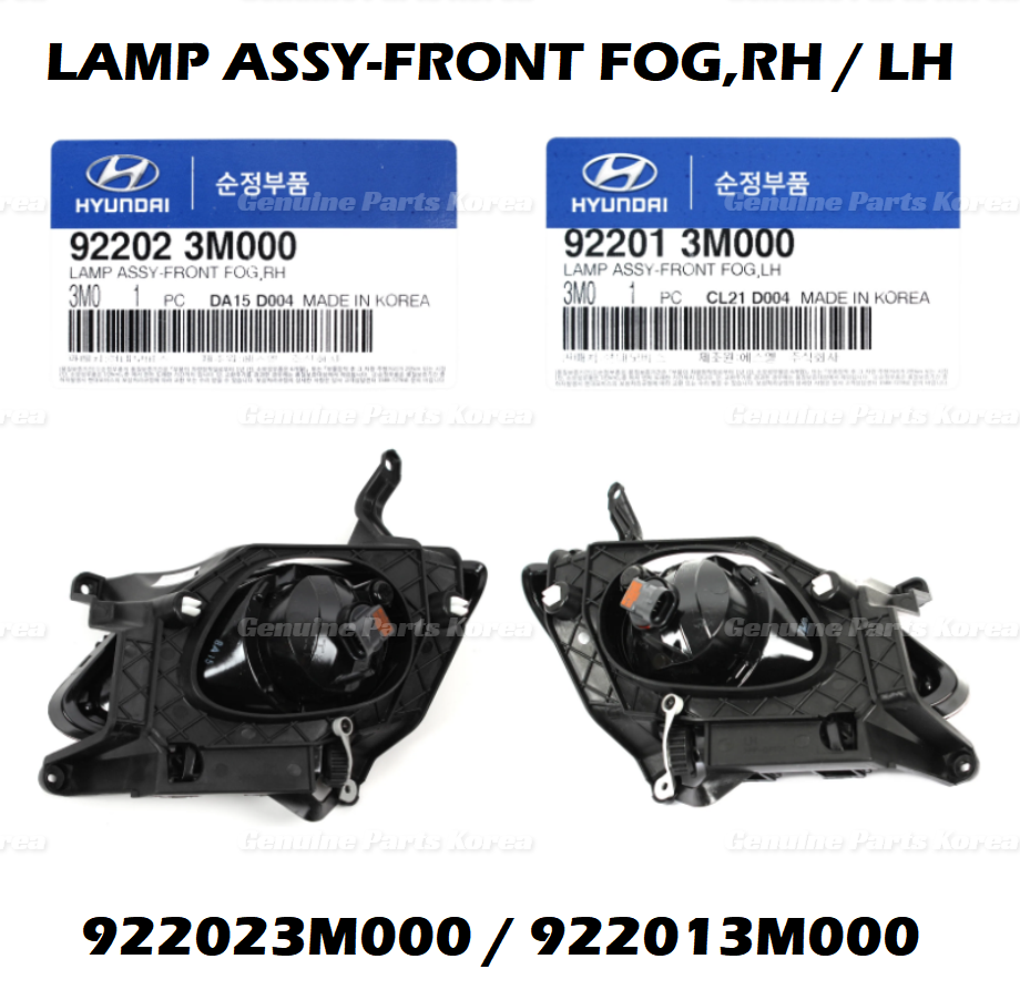 Genuine Fog Lights LH & RH 2P 1set for Hyundai Genesis Sedan 2009-2010