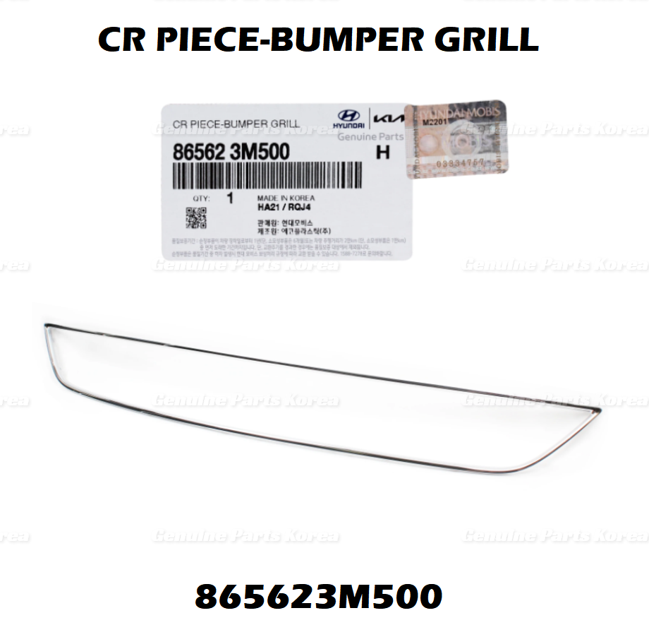 OEM Front Lower Grille Surround Molding 865623M500 for Hyundai Genesis 12-14