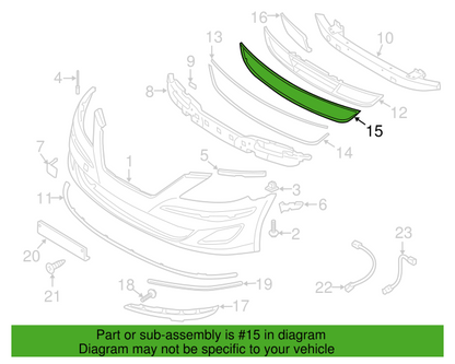 OEM Front Lower Grille Surround Molding 865623M500 for Hyundai Genesis 12-14