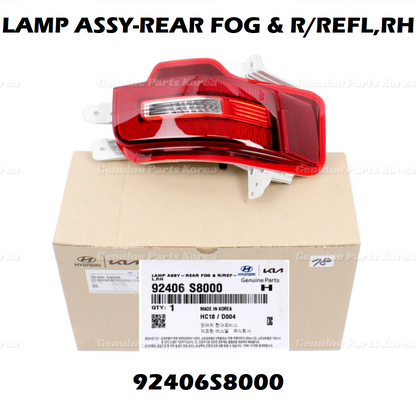 OEM Rear Bumper Backup Lamp Reflector LH RH 2P 1set for Hyundai Palisade 20-22