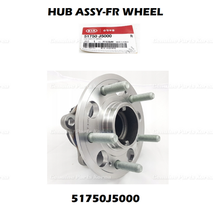 Genuine Wheel Hub & Bearing 51750J5000 for Hyundai Genesis G70 Kia Stinger