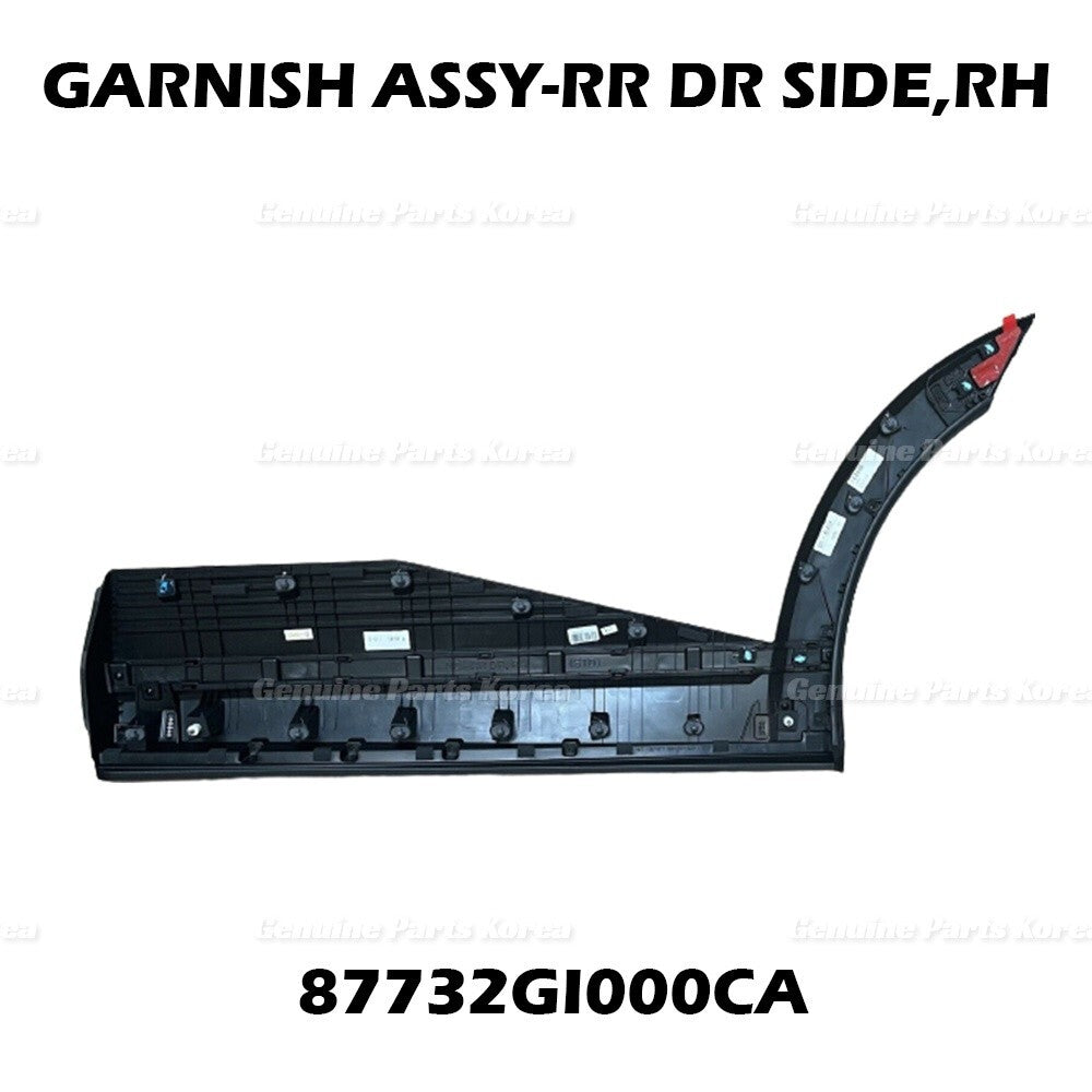 Genuine Rear Door Side Garnish RH 87732GI000CA for Hyundai Ioniq 5 2022-2023