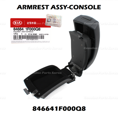 Genuine Center Armrest Black 846641F000Q8 for Kia Sportage 2005-2010