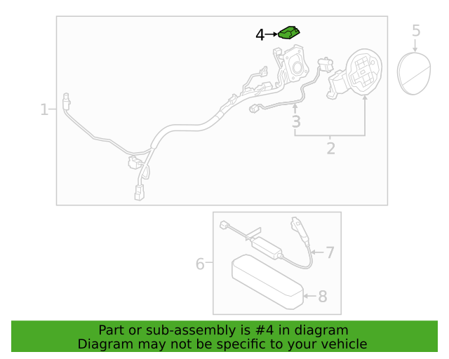 Genuine Actuator Inlet Locking 91999G7110 for Hyundai Ioniq  2020 - 2021